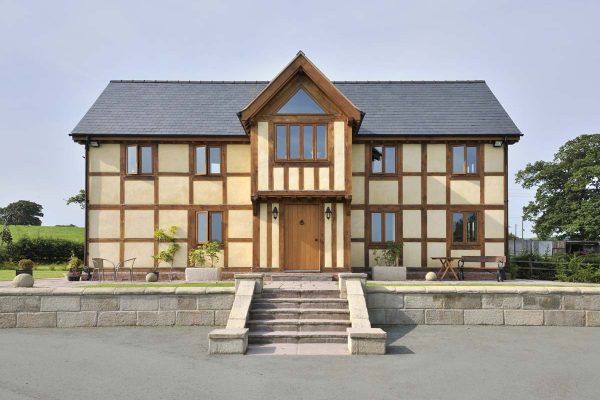 traditional oak framed home