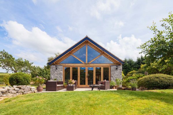 oak framed kitchen extension