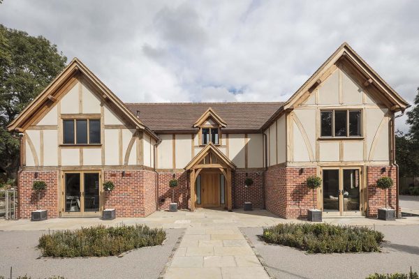 traditional oak framed home
