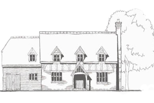 oak frame house design