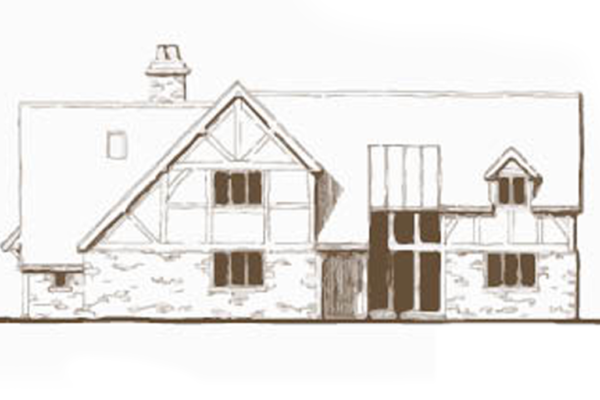 oak frame house design