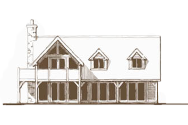 oak frame house design