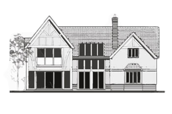 oak frame house design