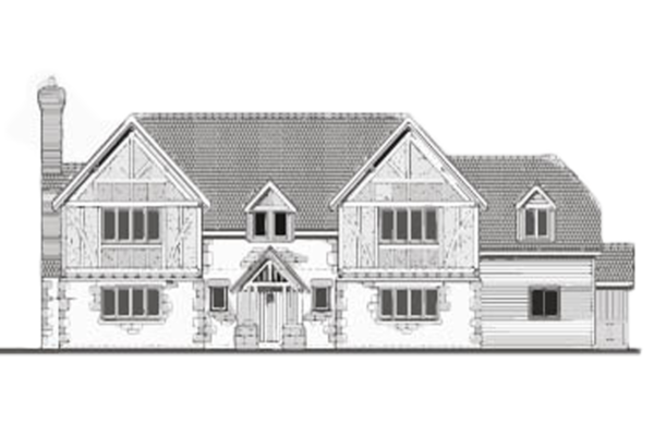oak frame house design