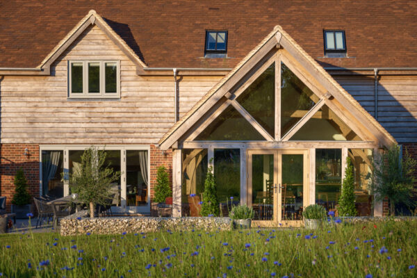 Oak framed home