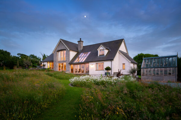 Large oak framed home