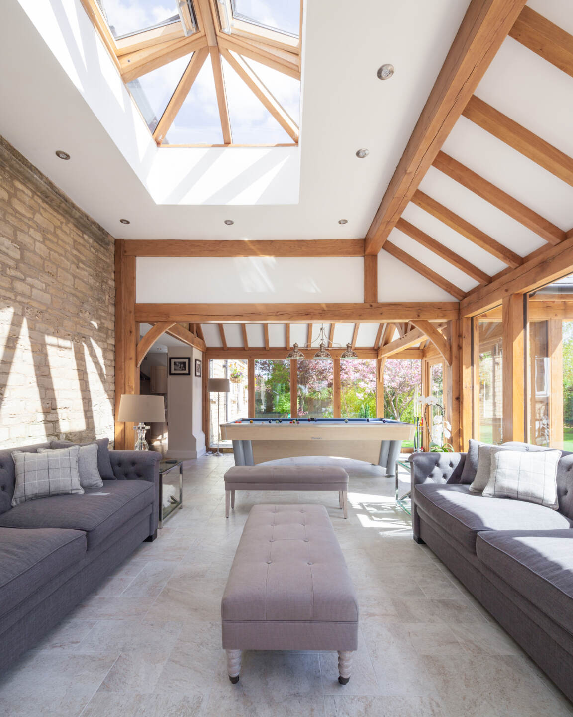 Extensions interiors - Welsh Oak Frame