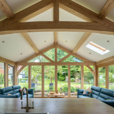 Oak frame extensions - Image gallery - Welsh Oak Frame