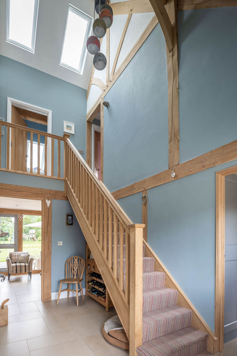 2 storey oak framed extension in Essex - case study