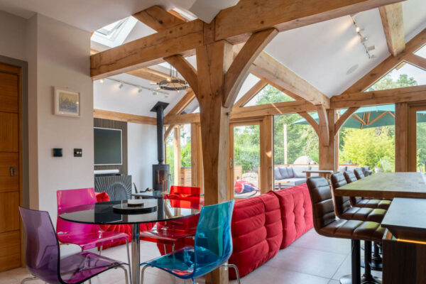 Large Oak Frame Kitchen Extension