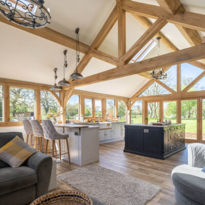 Oak frame extensions - Image gallery - Welsh Oak Frame
