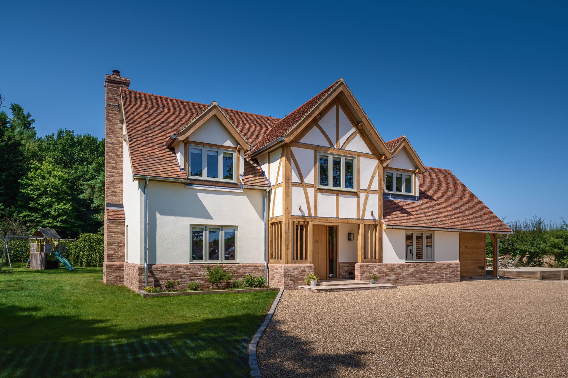 oak framed homes Oak frame buildings, Oak frame house, oak home