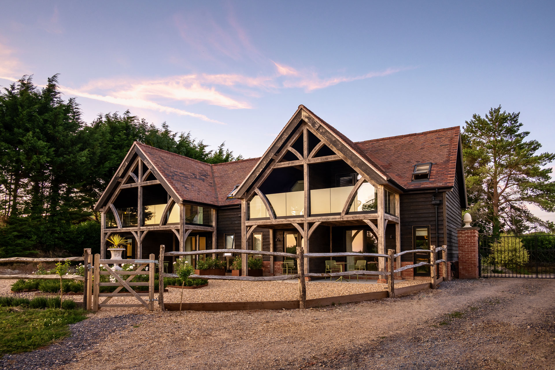 oak frame building